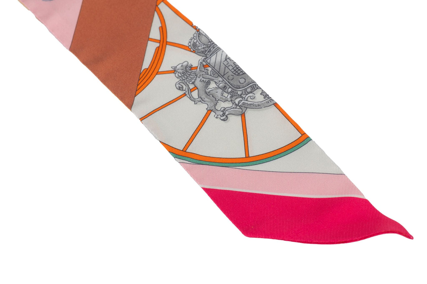 Hermes New Multicolor Silk Twilly