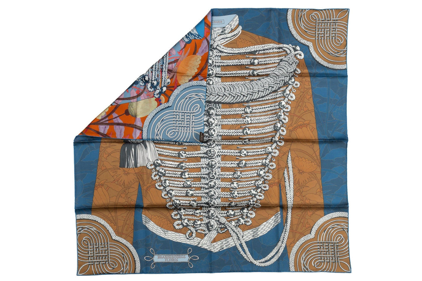 Hermes Brandebourg Double Face Scarf