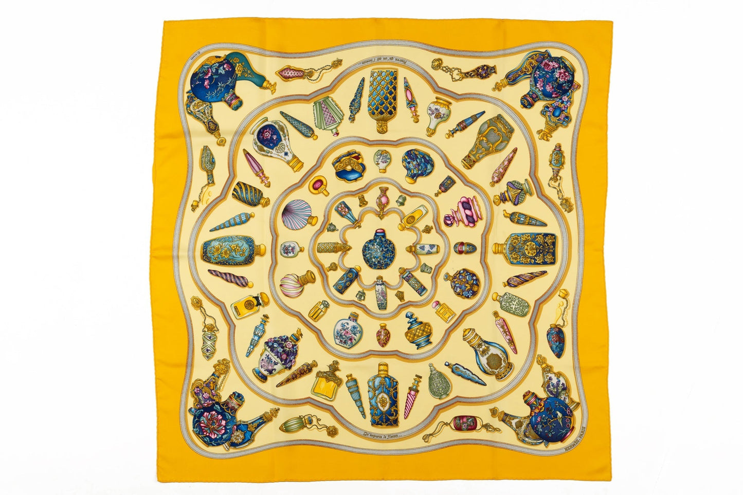 Hermes Qu' Importe Le Flaçon Silk Scarf