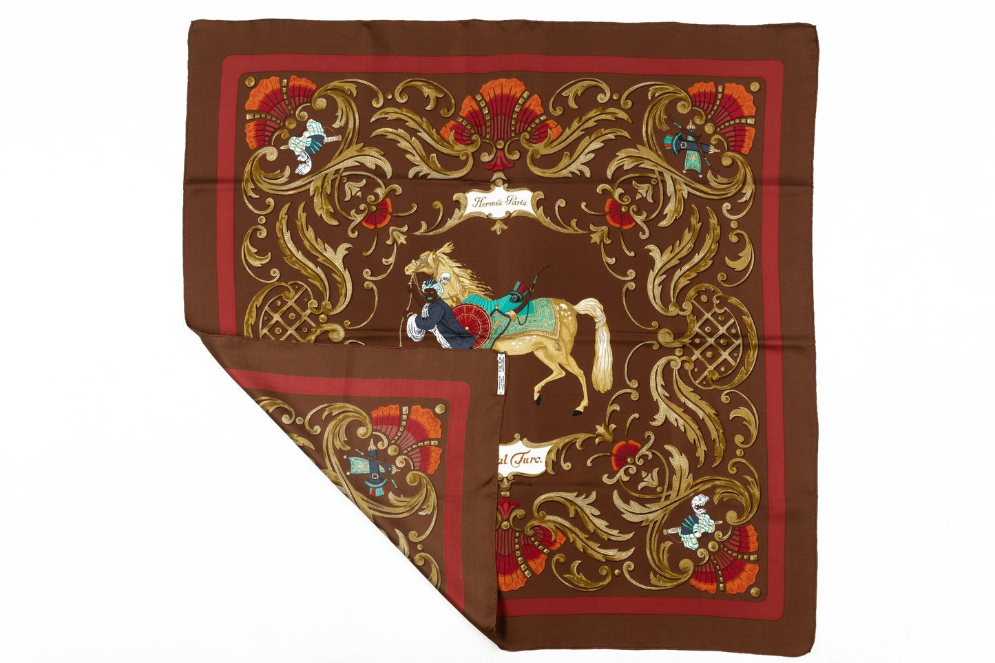Hermes "Cheval Turc"  Silk Scarf