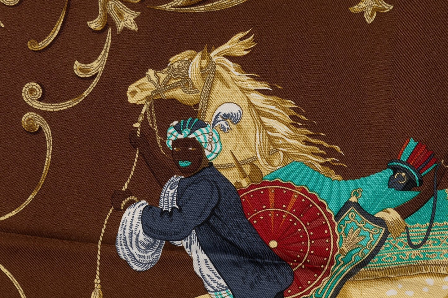 Hermes "Cheval Turc"  Silk Scarf