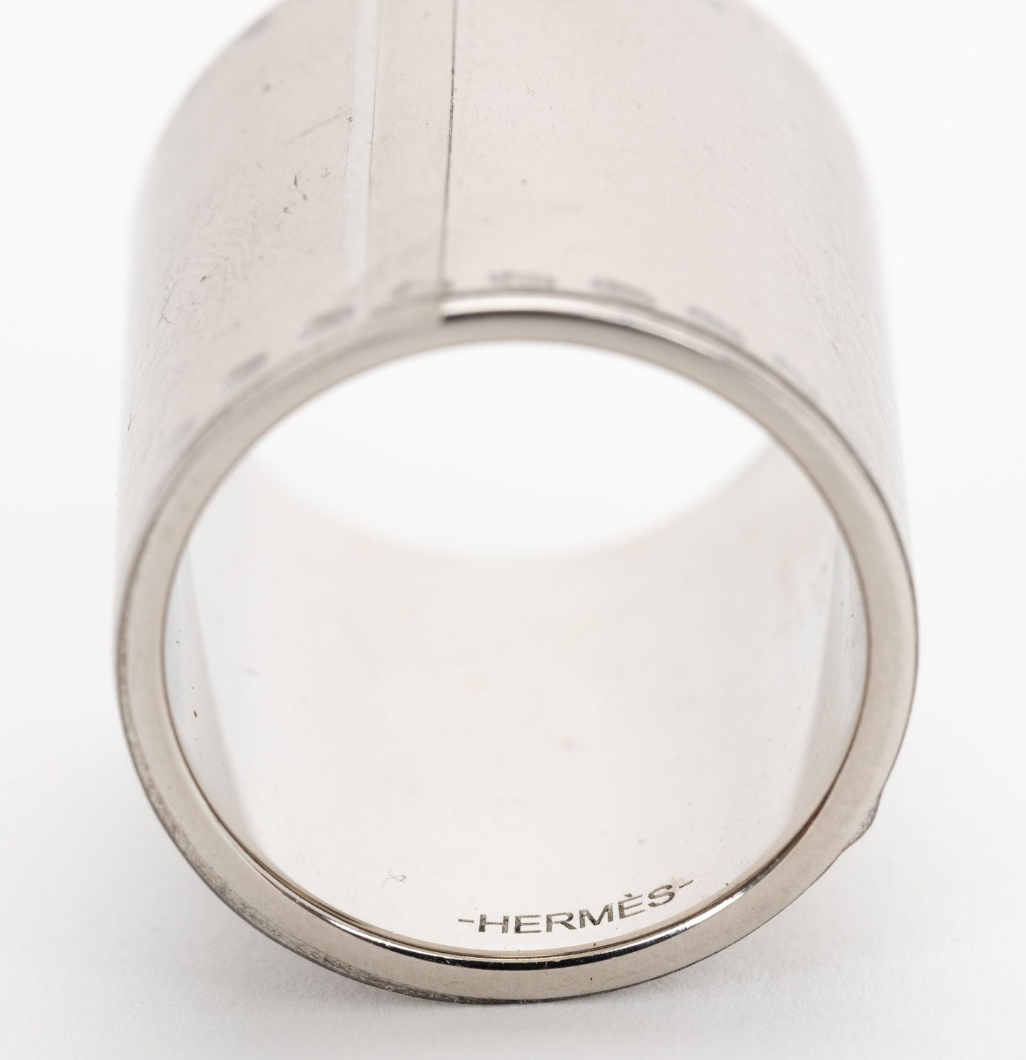 Hermes New Palladium Key Scarf Ring