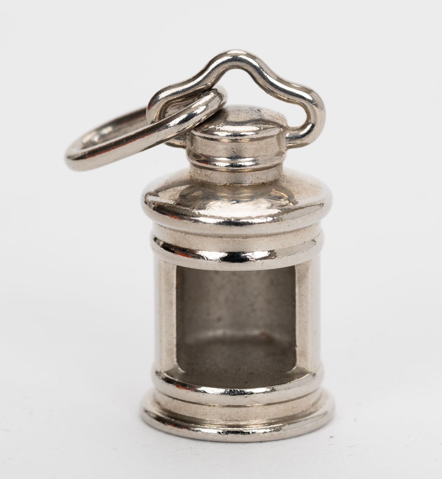 Hermes Curiosité Palladium Lantern Charm
