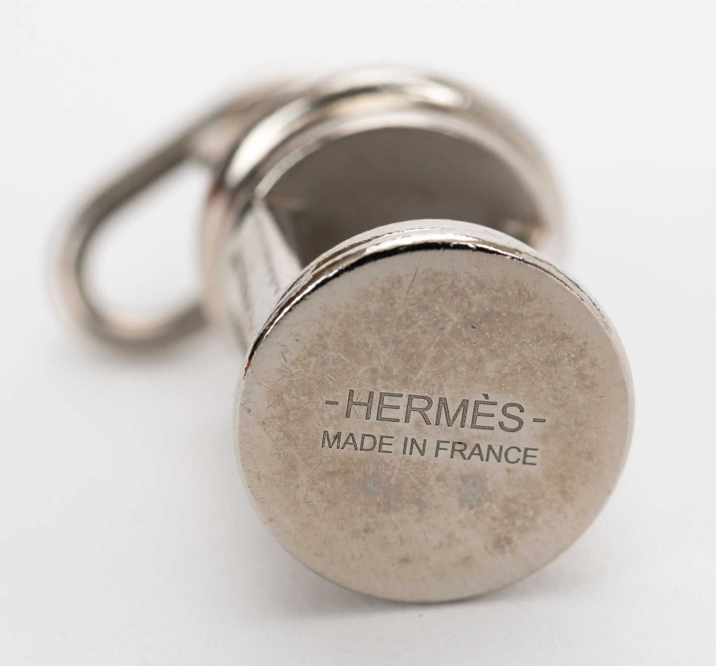 Hermes Curiosité Palladium Lantern Charm