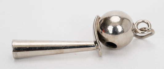 Hermes Palldium Whistle Charm
