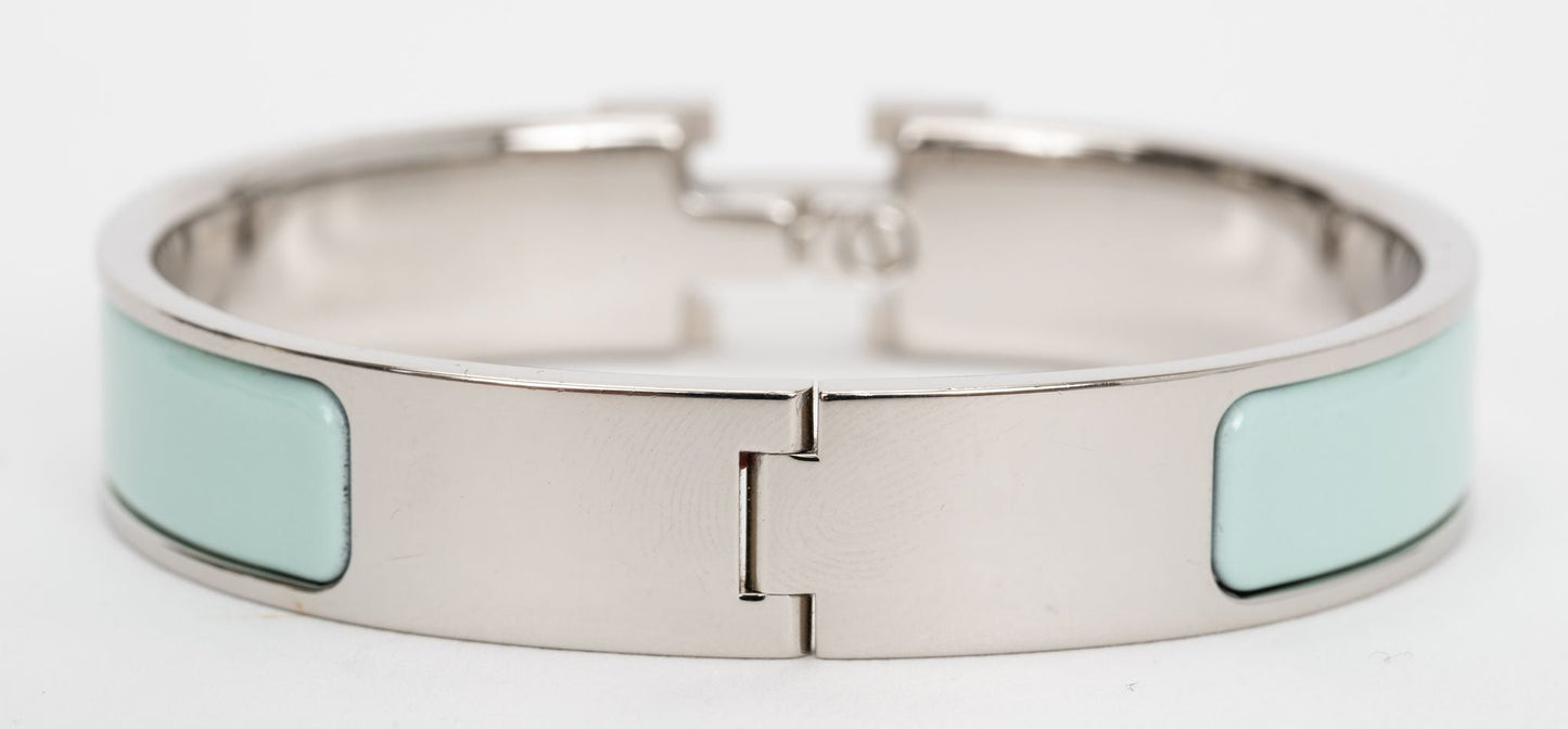 Hermes New Seafoam Clic Clac H Bracelet
