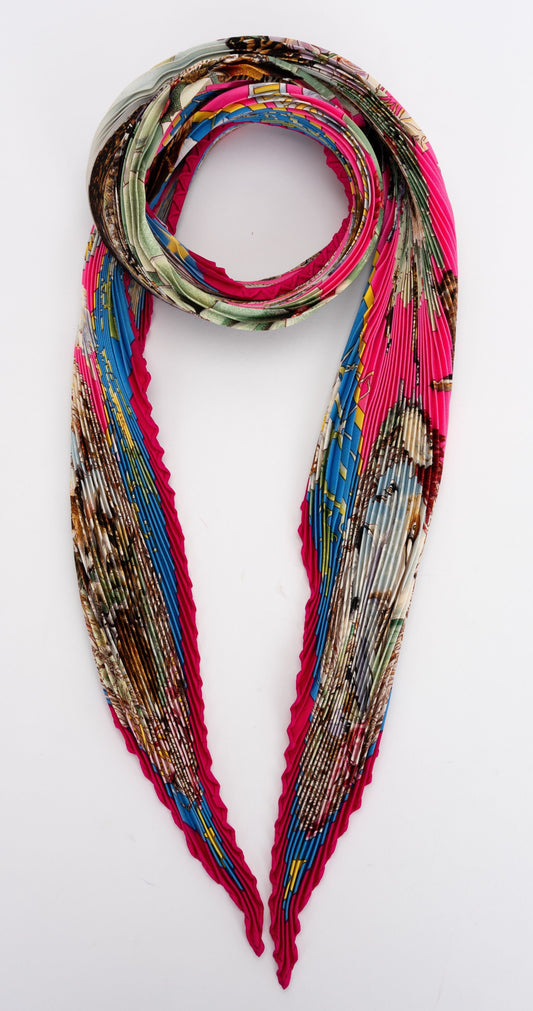 Hermes Pleated Oliver Kachinas Scarf