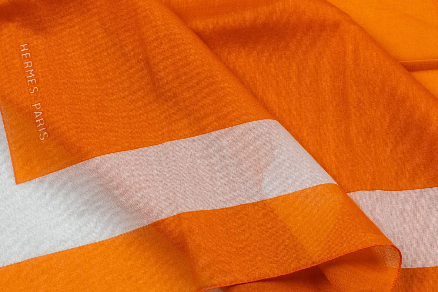 Hermes New Rust Cotton Beach Sarong