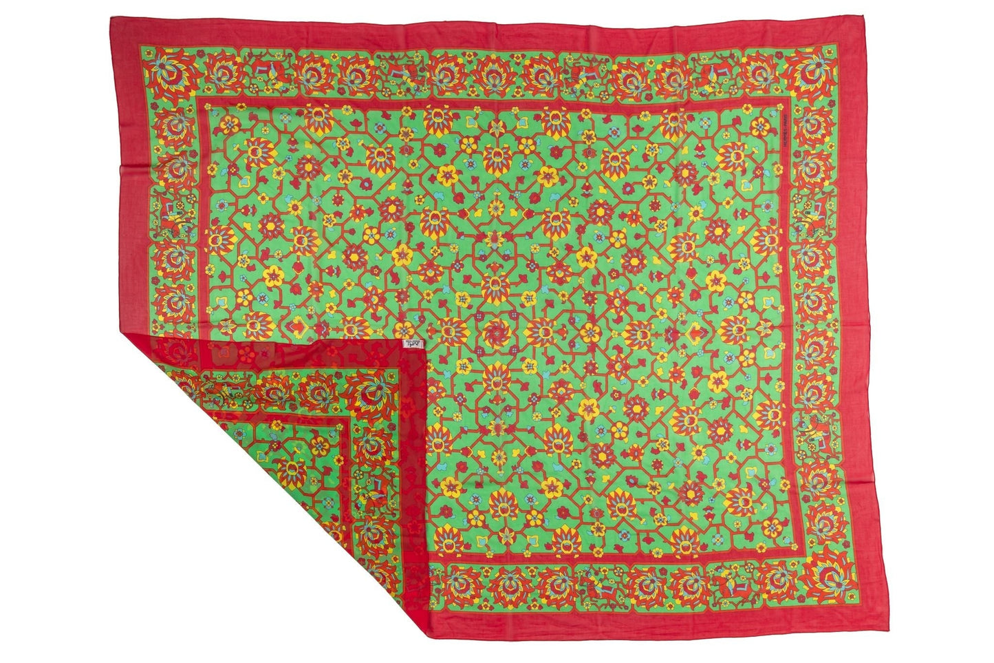 Hermes Flowers Beach Cotton Sarong