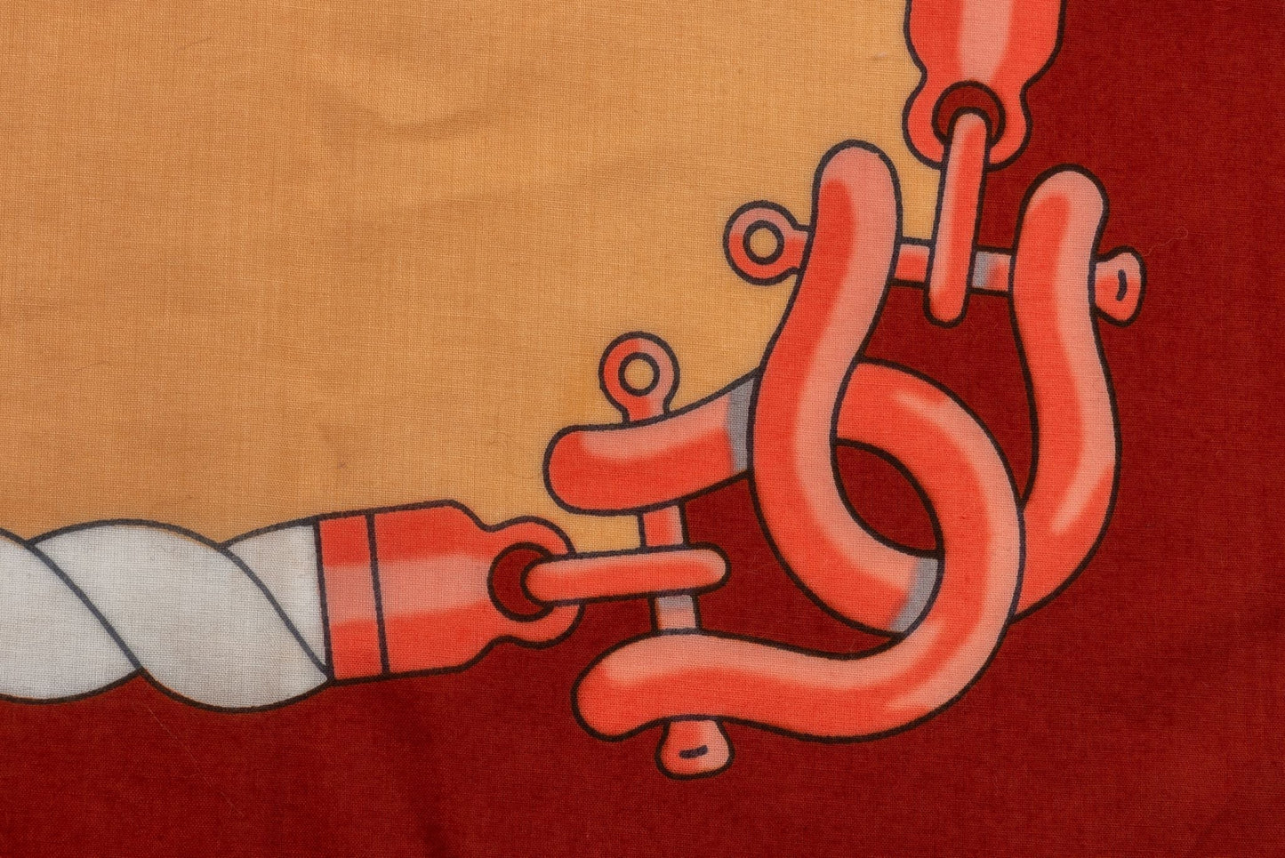 Hermes Rust Ship Beach Sarong