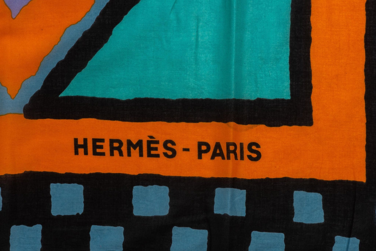 Hermes Geometric Cotton Beach Sarong