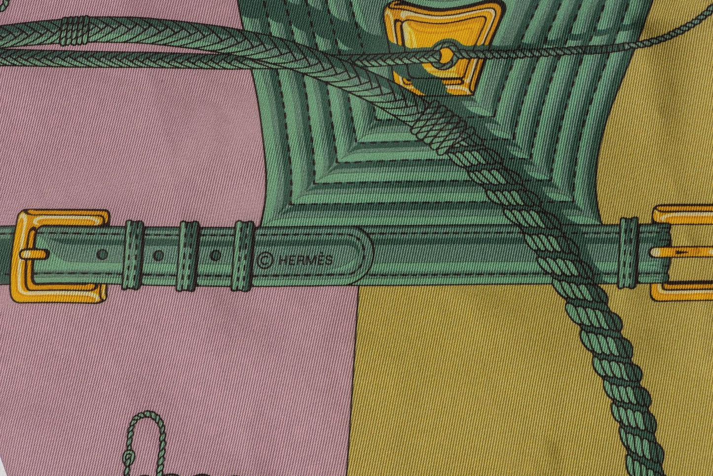 Hermes Old Style Maxi Twilly With Box
