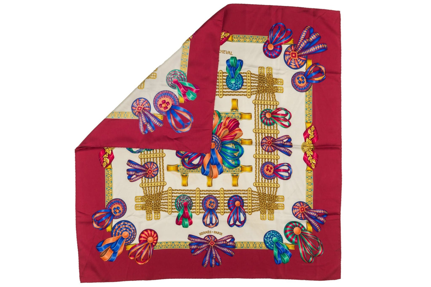 Hermes Les Rubans Du Cheval Scarf