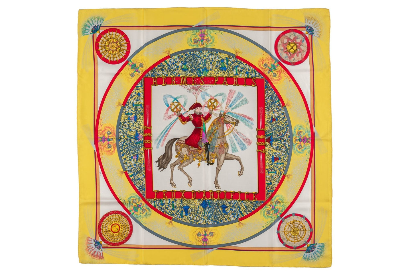 Hermes Feux D'Artifice Scarf