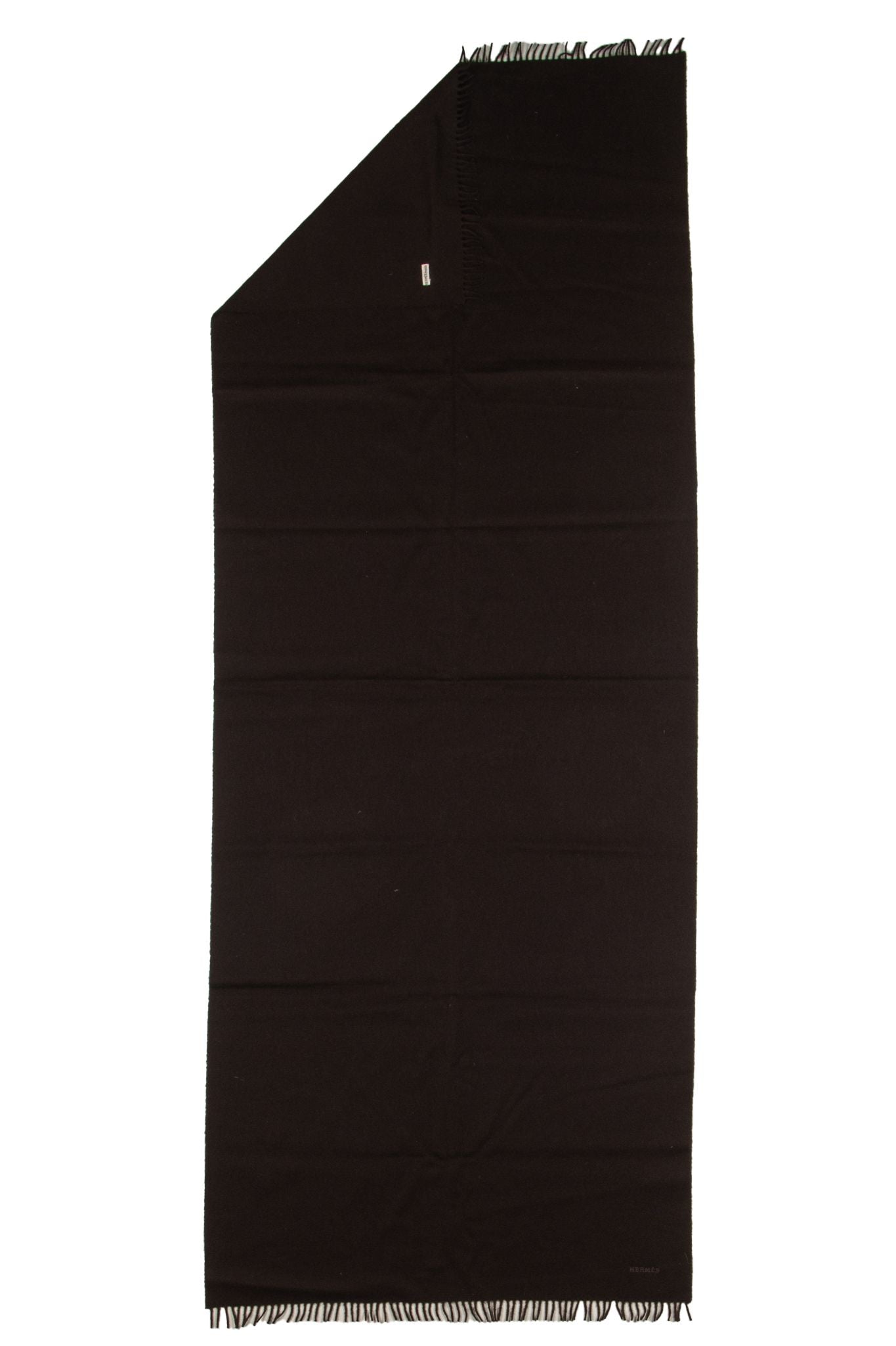 Hermes Brown Cashmere  Scarf