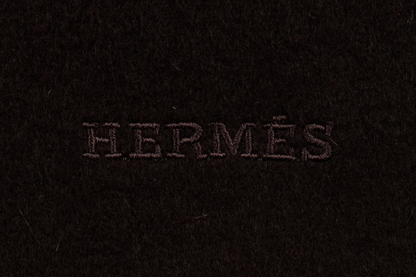 Hermes Brown Cashmere  Scarf