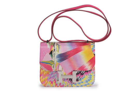 Hermes New  Constance 24 "Marble Silk"