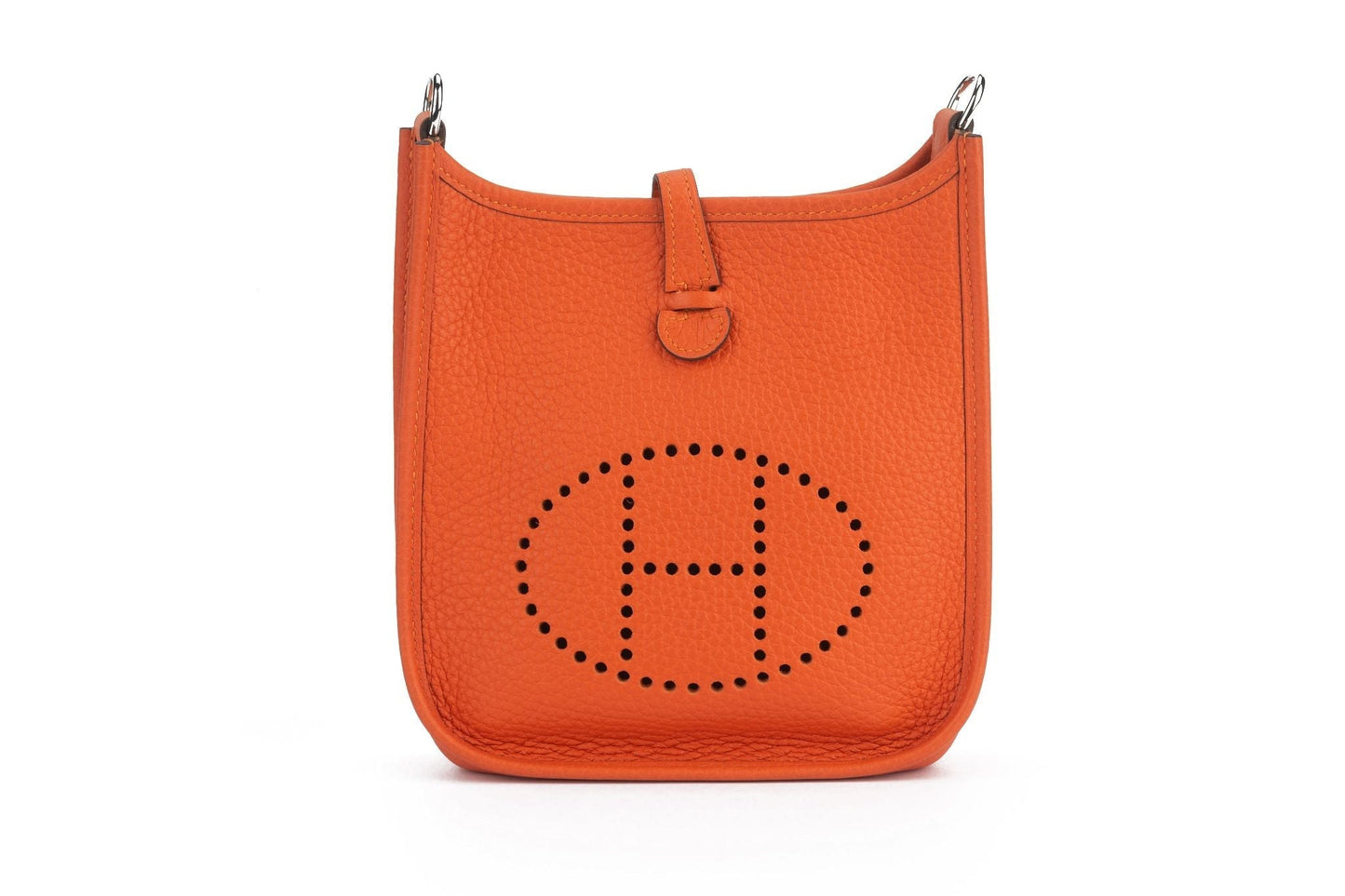 Hermes New Orange Mini Evelyne Bag