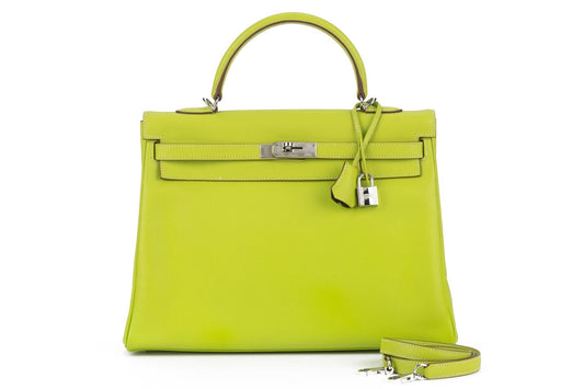 Hermes Kelly 35 Retourne Verso Kiwi