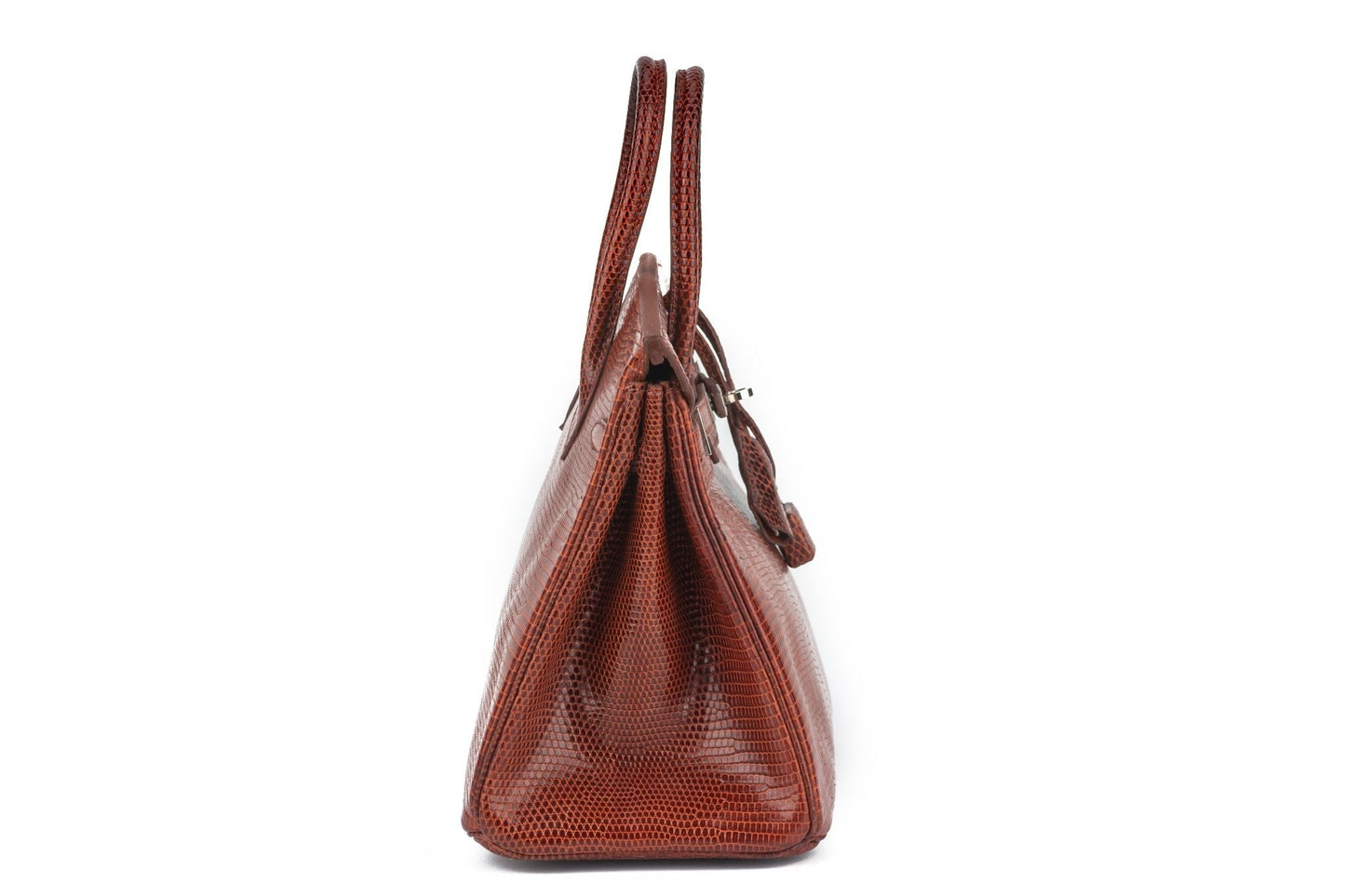 Hermes Birkin 25 Brique Lizard Palladium