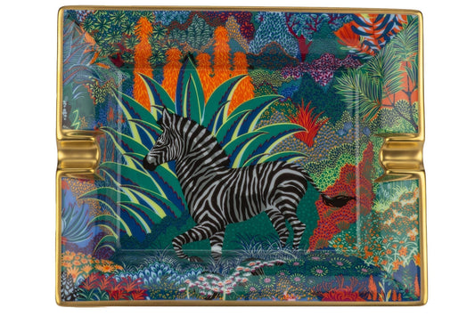 Hermes New Mountain Zebra Ashtray W/ Box