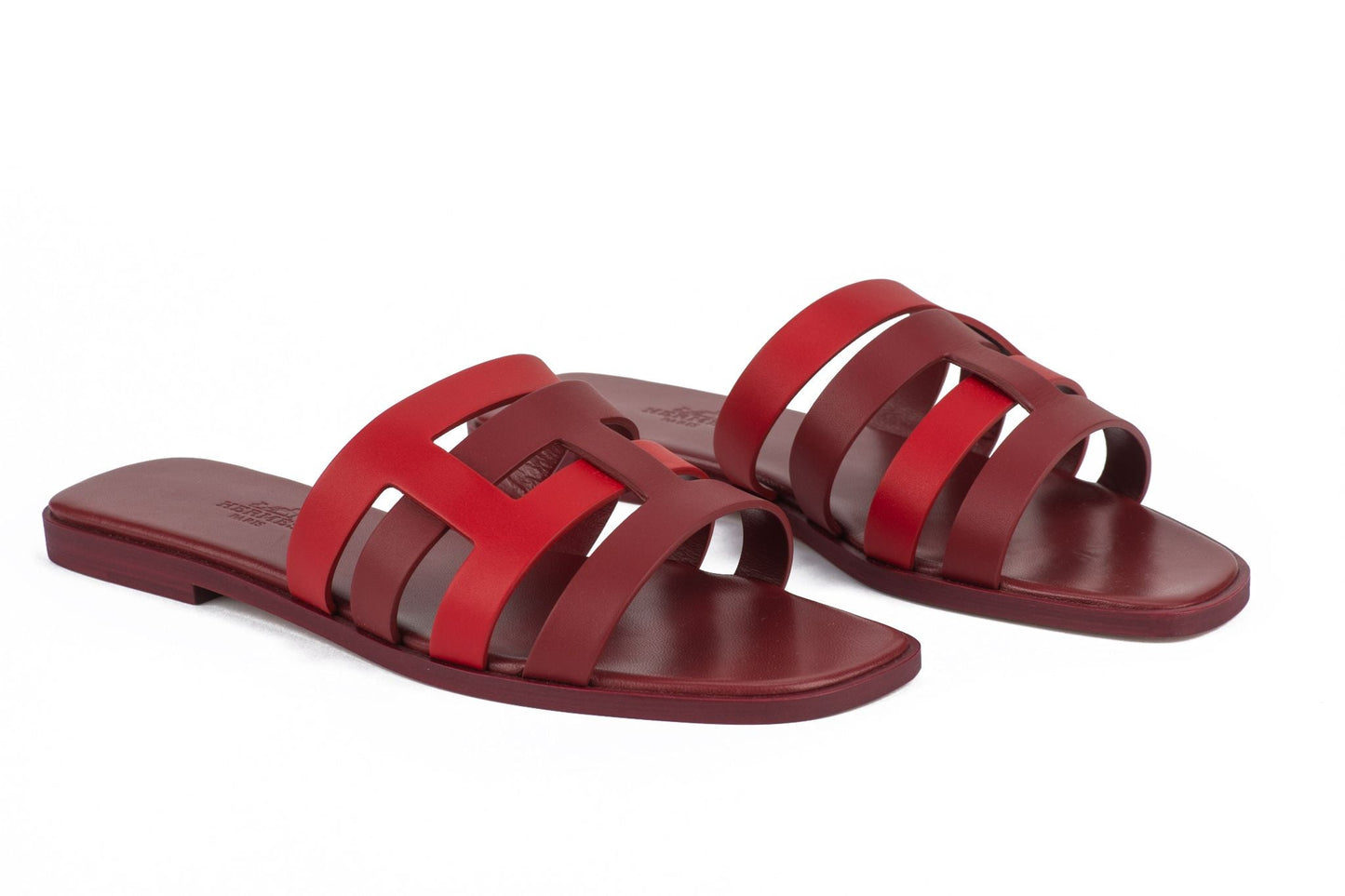 Hermes New Amore Sandal Rouge Grenat