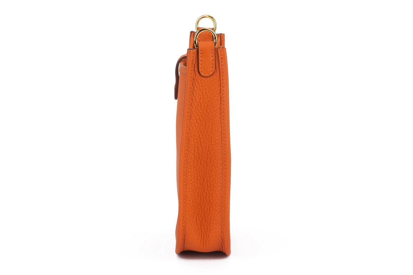 Hermes New Orange Mini Evelyne Gold
