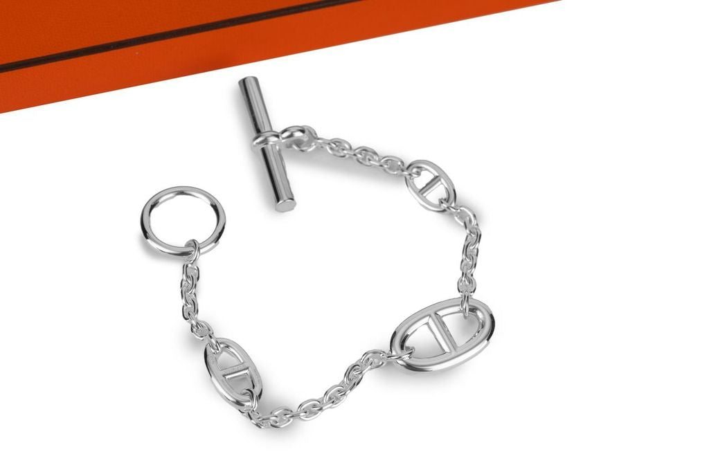 Hermes New Sterling Farandole Bracelet