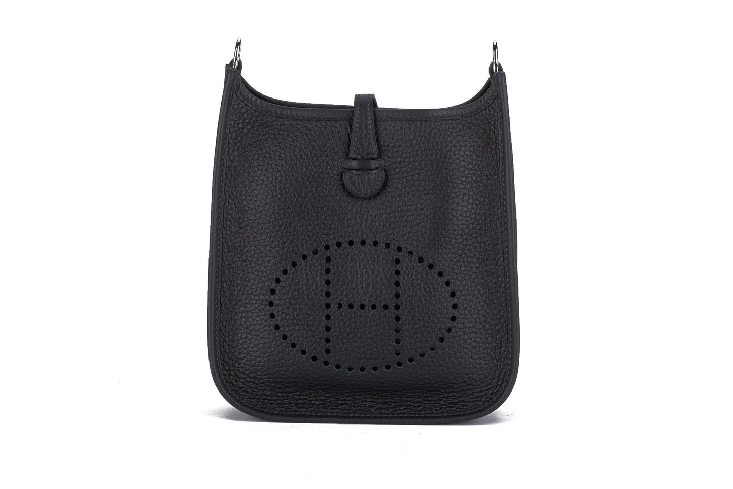 Hermes Mini Evelyne Bag Indigo Blue