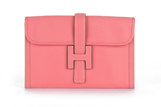 Hermes Jige Elan 29 Clutch Rose Confetti