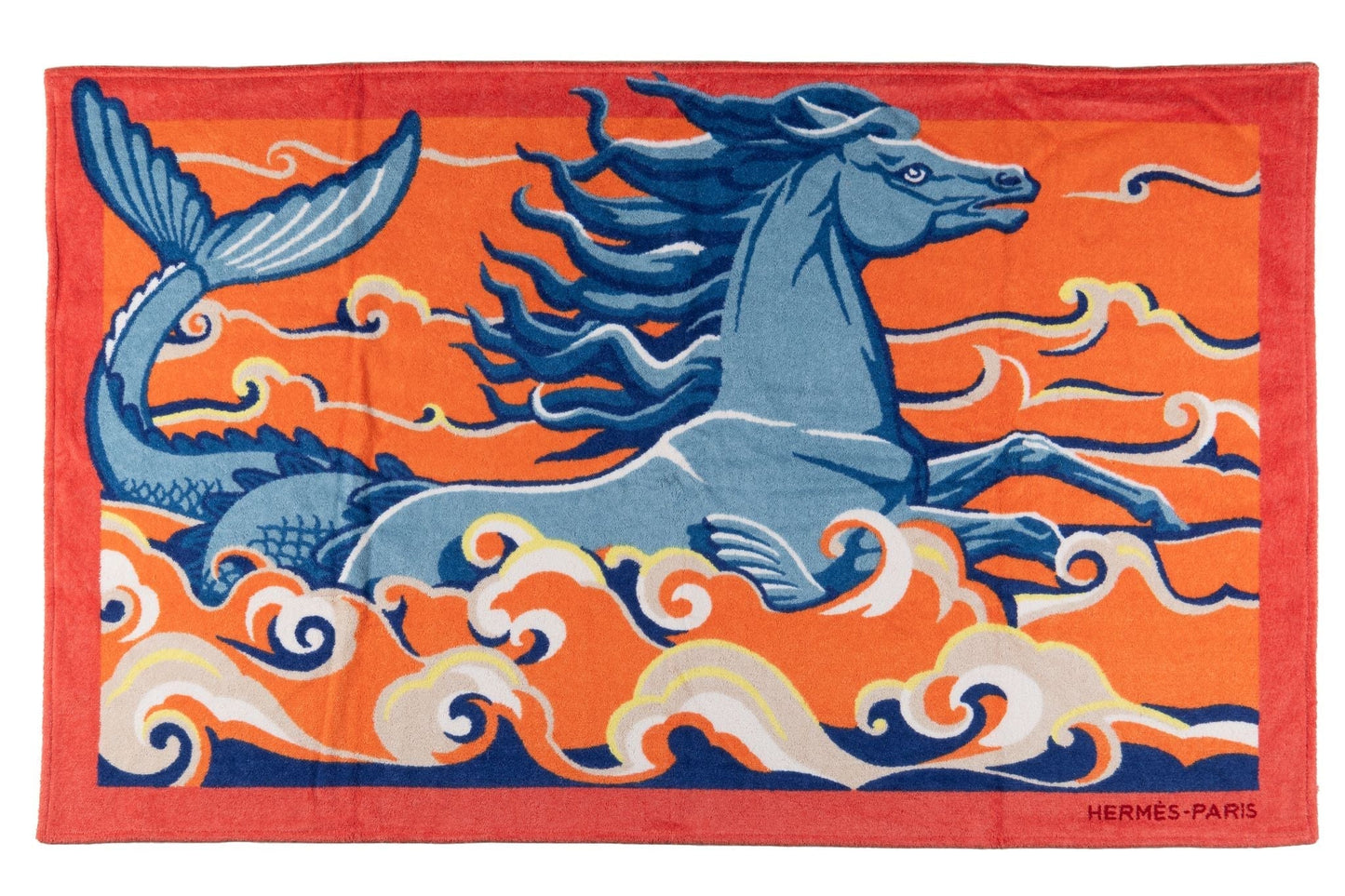 Hermes âœCheval Marinâœ Beach Towel