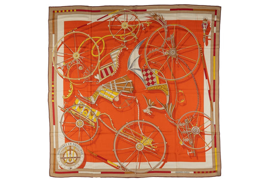 Hermes "Voitures En Equilibre" Scarf