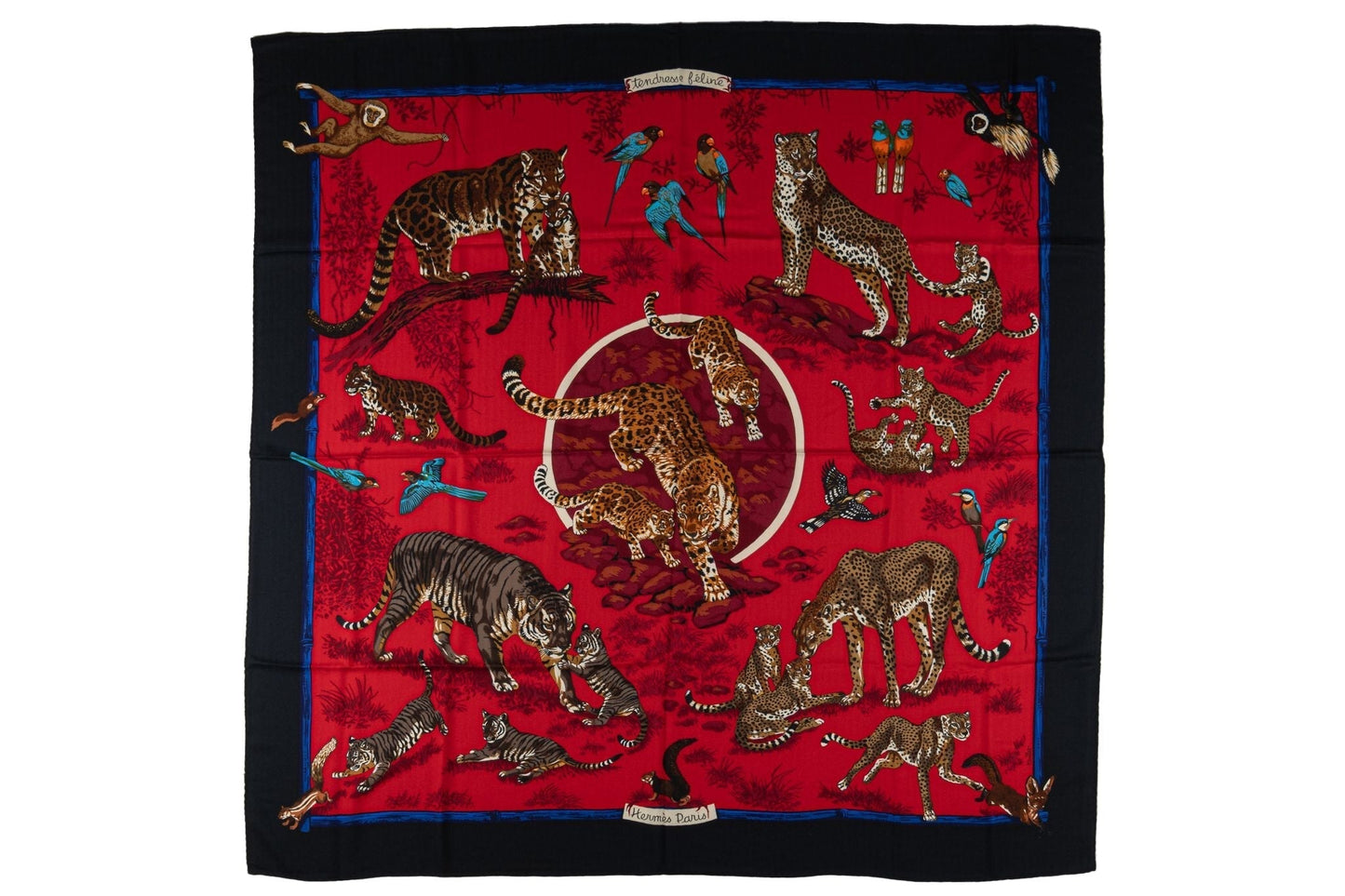 Hermes "Tendresse Feline" Shawl