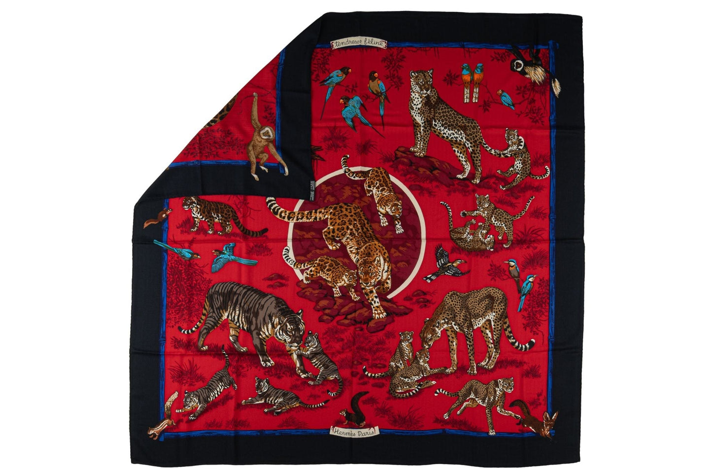 Hermes "Tendresse Feline" Shawl