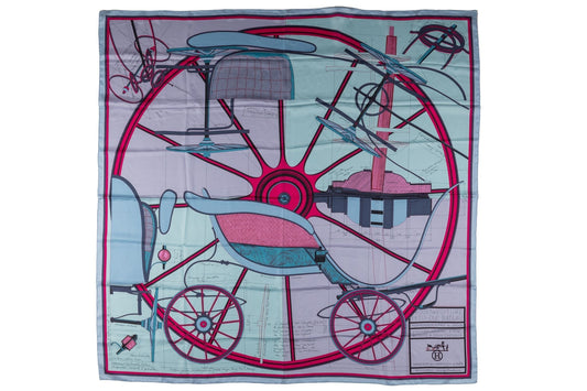 Hermes Scarf "Petit Duc" horse carriage