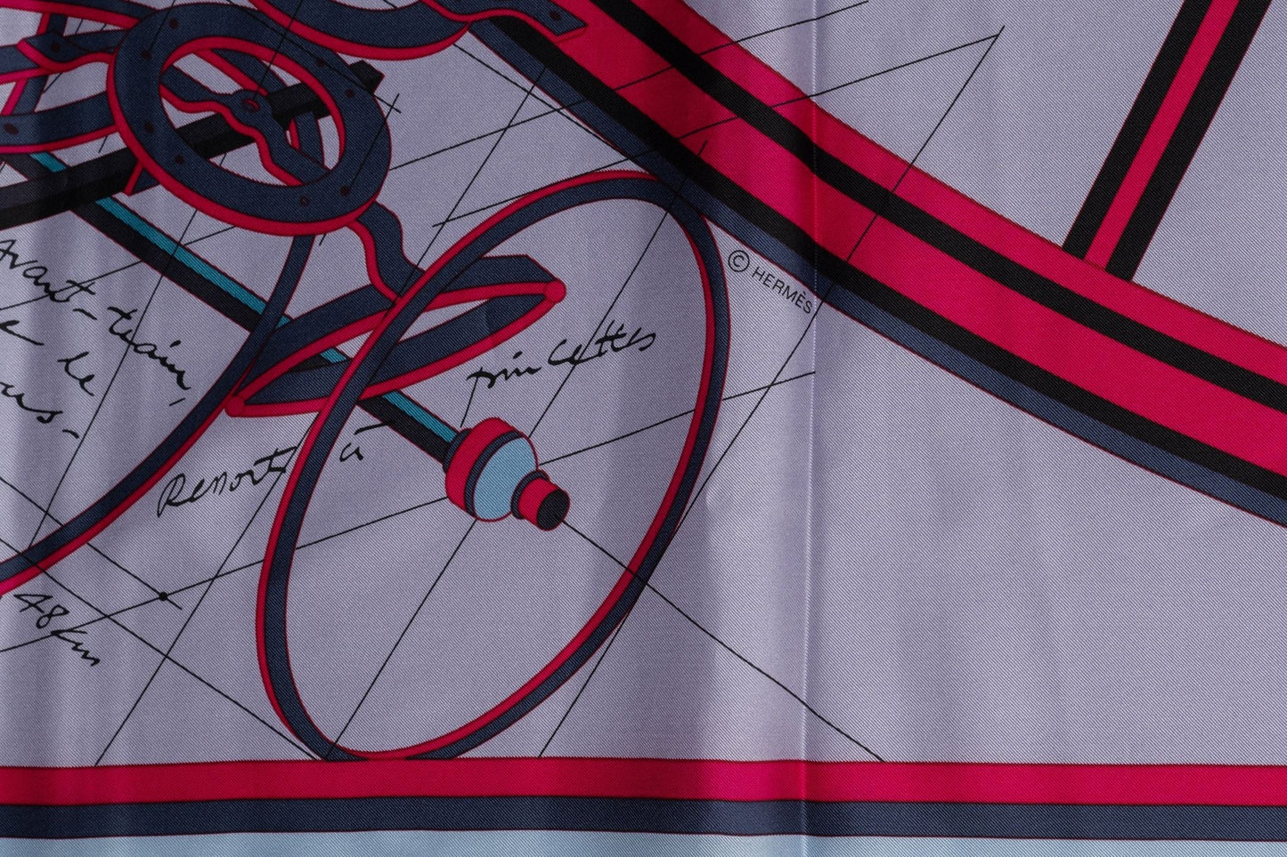 Hermes Scarf "Petit Duc" horse carriage