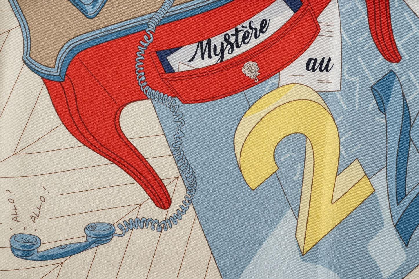 Hermes âœMystère au 24âœ Silk Scarf