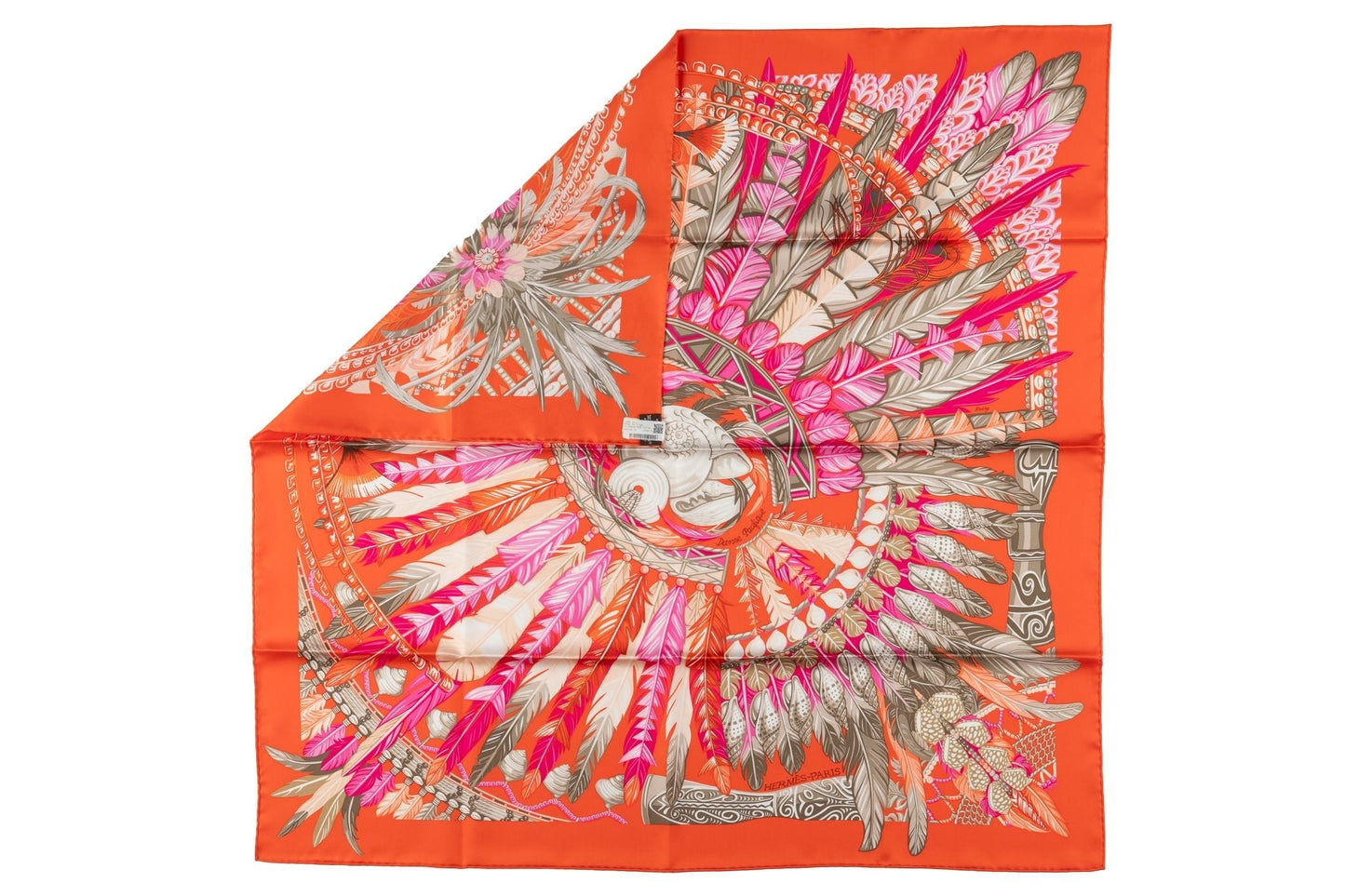 Hermes âœOrange Dance Pacifiqueâœ Scarf