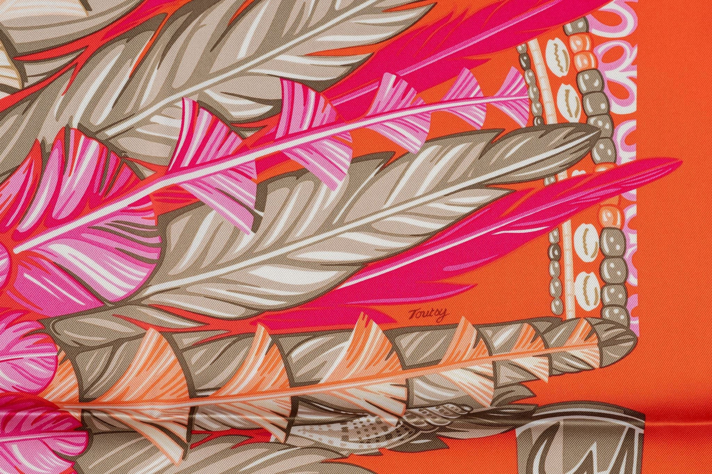 Hermes âœOrange Dance Pacifiqueâœ Scarf