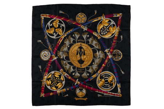 Hermes "Daimyo Princes du Soleil" Scarf