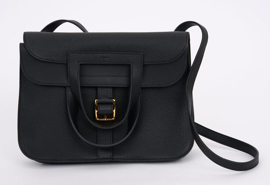 Hermes Black Togo Halzan 31 Caban