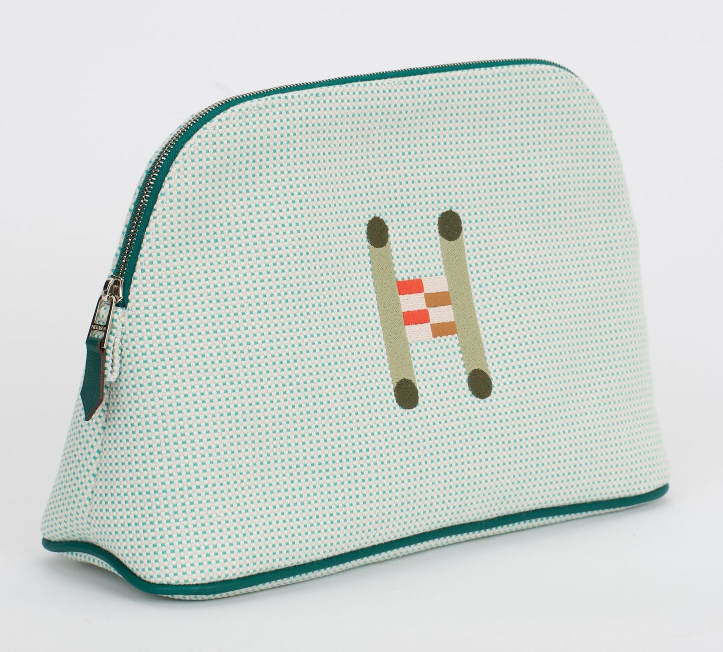 Hermes New Bolide Crazy H Case Green