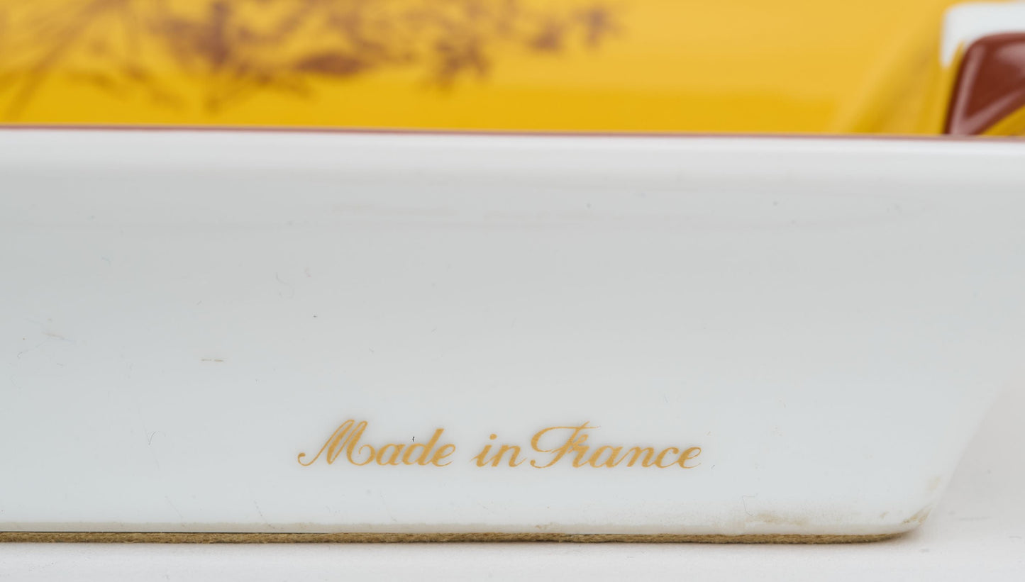 Hermes Sealyham Terrier PorcelainAshtray