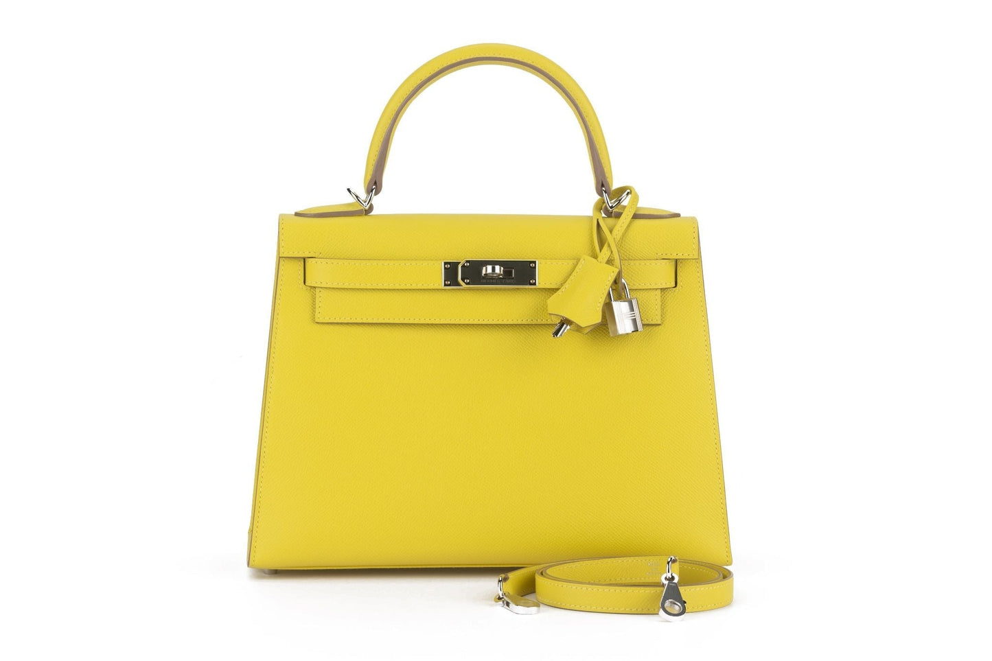 Hermes New Kelly 28 Sellier Epsom Lime