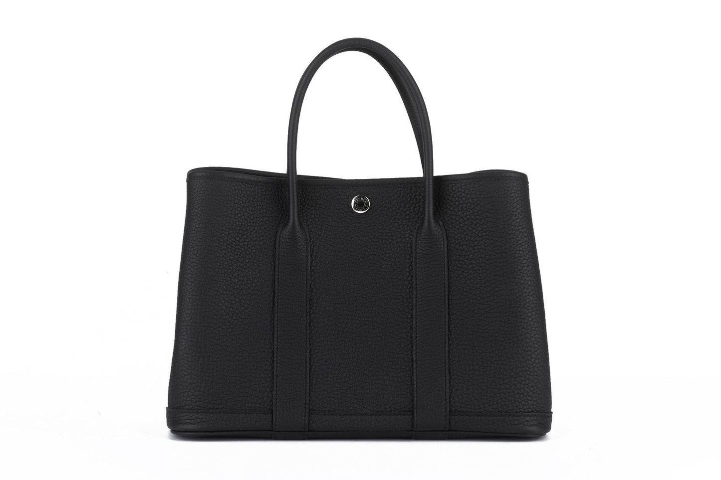 Hermes New Garden Party PM Black Negonda