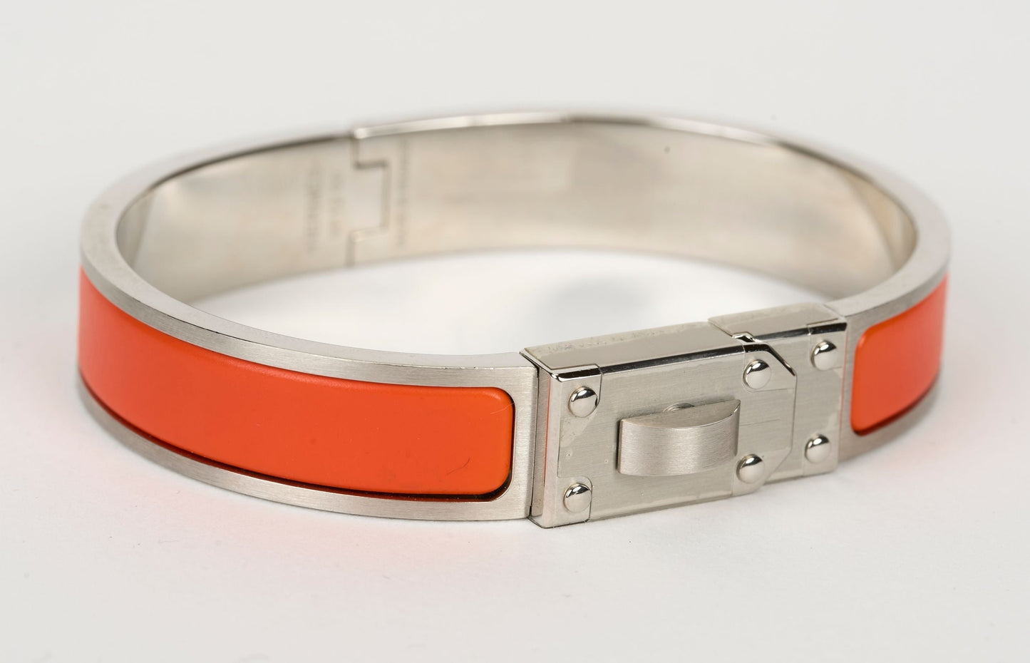 Hermes Mini Orange Clic Kelly Bracelet
