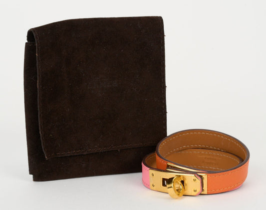 Hermes New Mini Kelly Double Tour 2 Tone