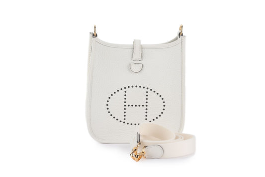 Hermes Mini Evelyne Bag Nata NIB
