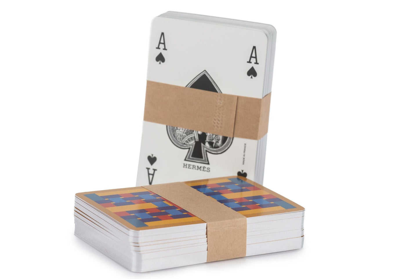 Hermes "H" Tissage Playing Cards New