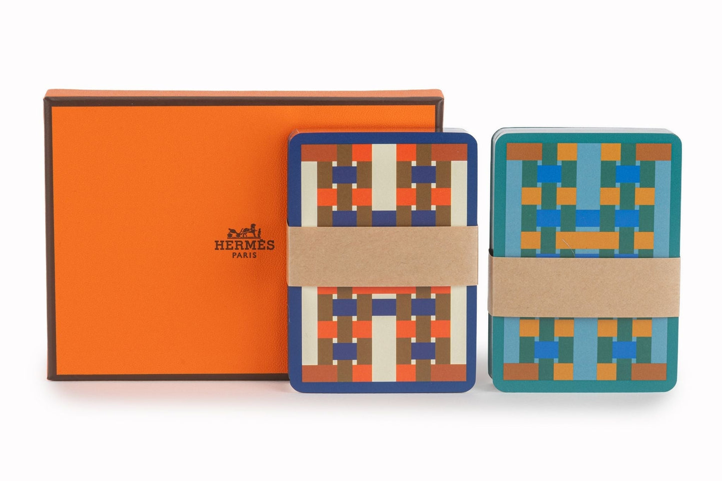 Hermes "H" Tissage Playing Cards New